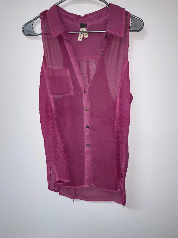 Free people button up tank, size S ivory tank top