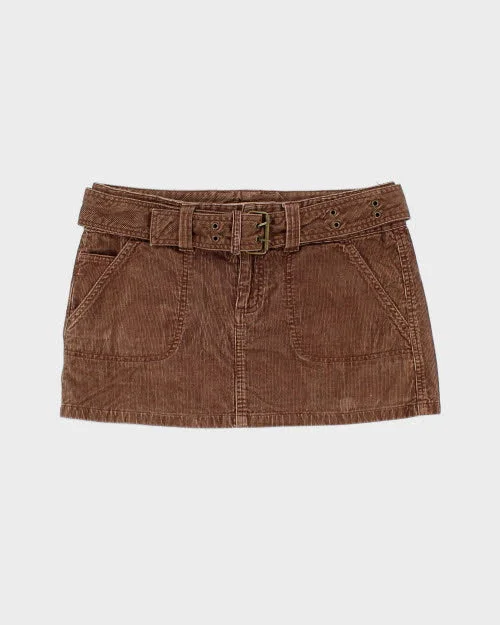 Y2k 00s Corduroy Skirt - M casual skirt length