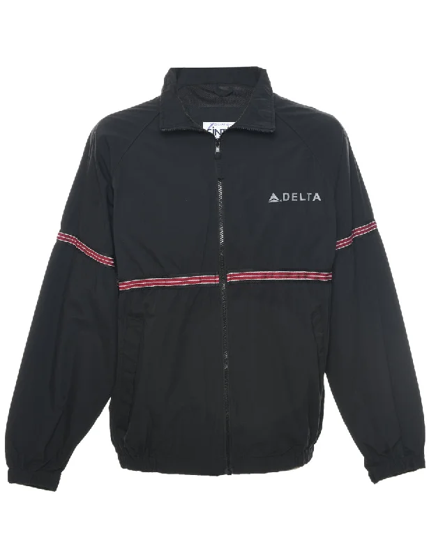 Zip Front Jacket - L Knit Fabric Woven Fabric Fleece Fabric