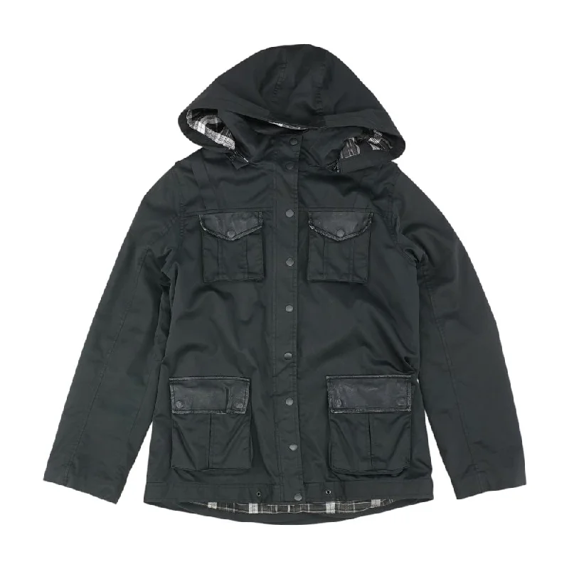 Black Solid Lightweight Jacket Satin Jacket Silk Jacket Chiffon Jacket