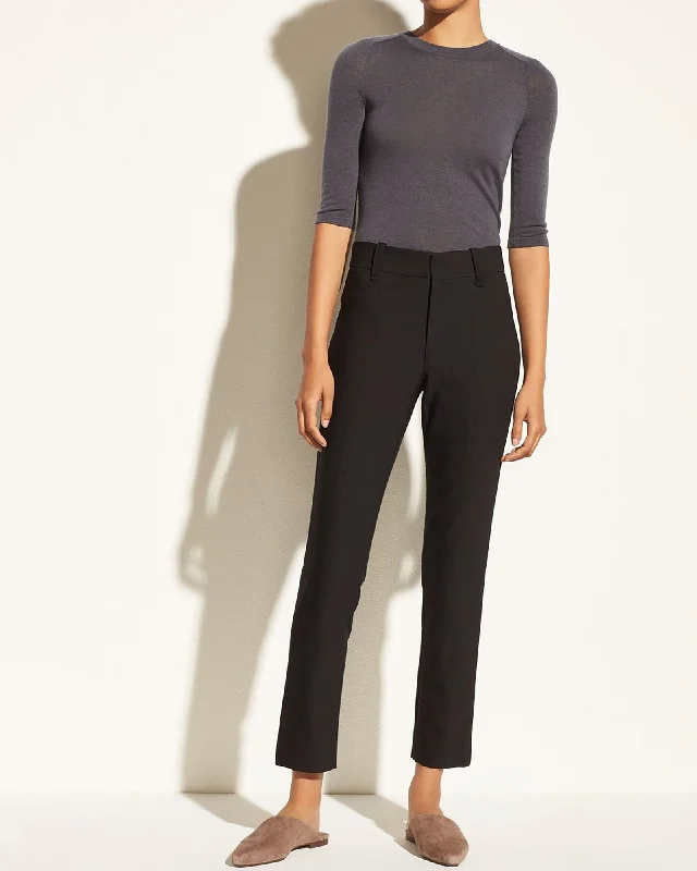 High Rise Cigarette Pant Trendy Tapered Pants