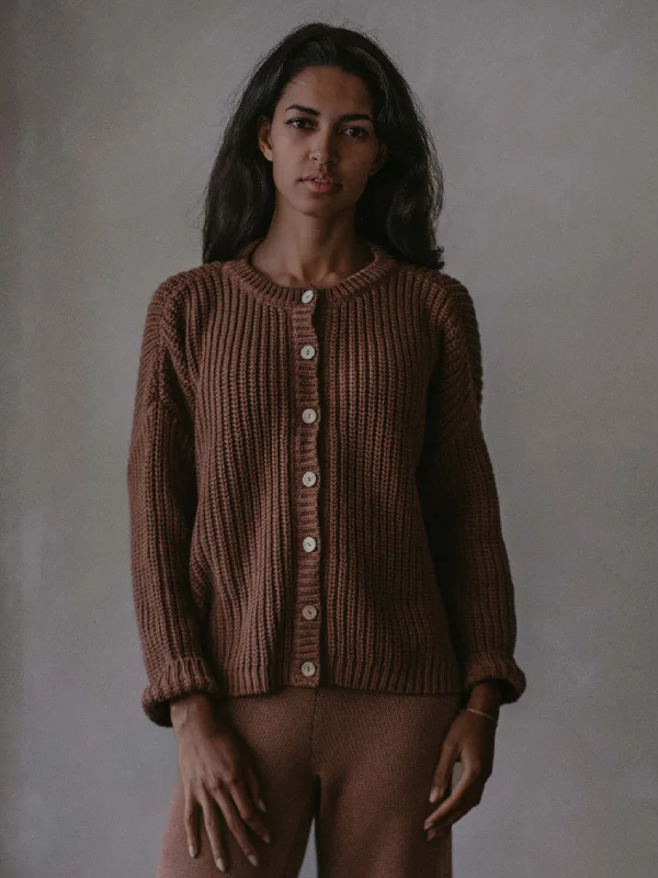 The Chunky Cardigan - Women's Open Front Closed Front Wrap Front