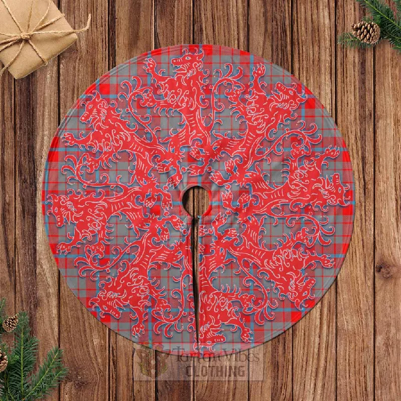 Moubray Tartan Christmas Tree Skirt Lion Rampant Style high waist skirt