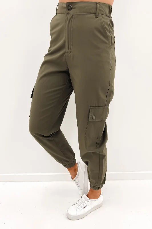 Kobi Cargo Pant Khaki Fashionable Jogger Pants