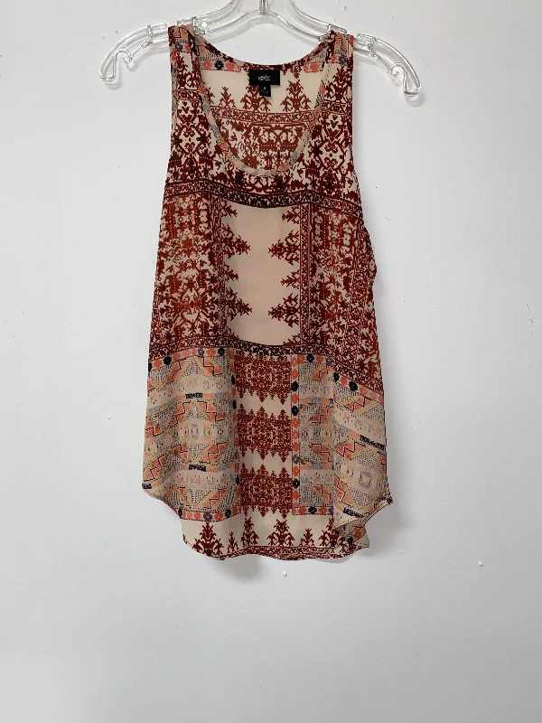 Mossimo (S) rust tank crossback tank top