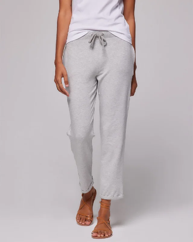 Drawstring Pant with Cuff Chic Faux Leather Pants