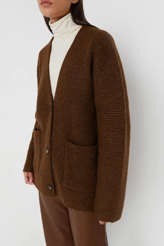 RELAXED FIT CARDIGAN Beaded Cardigan Sequined Faux Fur