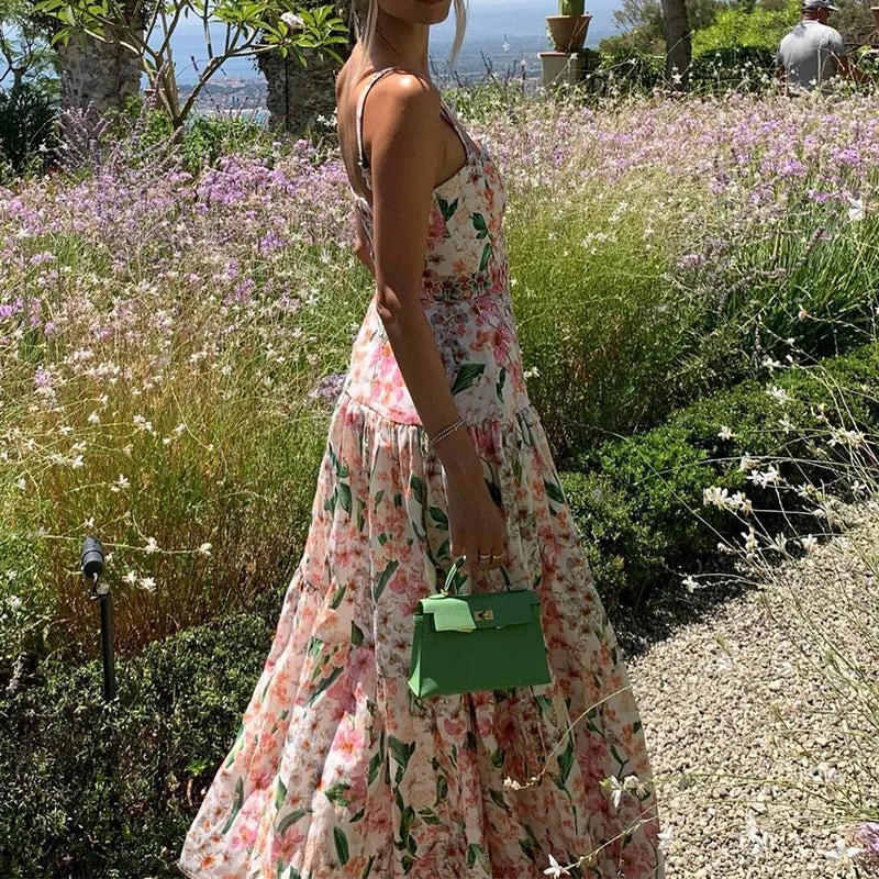 Cinessd party look inspos 2024 Floral Print High Waist Long Dress Summer Hollow Out Sleeveless Garden Party Dress Sexy Off Shoulder Suspender Beach Dress Tunics Essential wardrobe Cinessd party look inspos 2024 Floral Print High Waist Long Dress Summer Hollow Out Sleeveless Garden Party Dress Sexy Off Shoulder Suspender Beach Dress Tunics Essential wardrobe