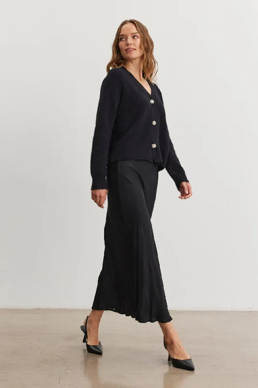 CADENCE SATIN SKIRT denim skirt fashionable