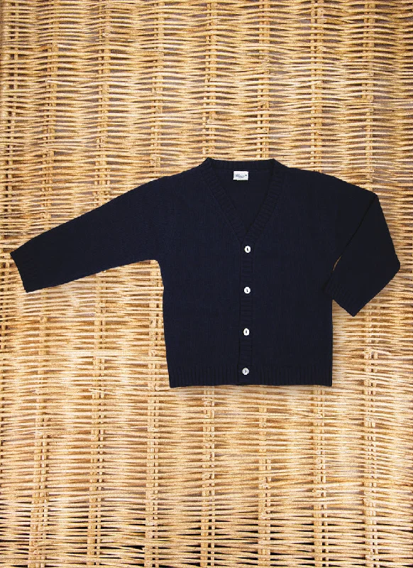 Mix Wool & Cashmere Cardigan Handmade Hand-knitted Hand-woven