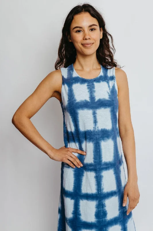 Sale Box Dyed Tank Maxi With Side Slit chic tank top
