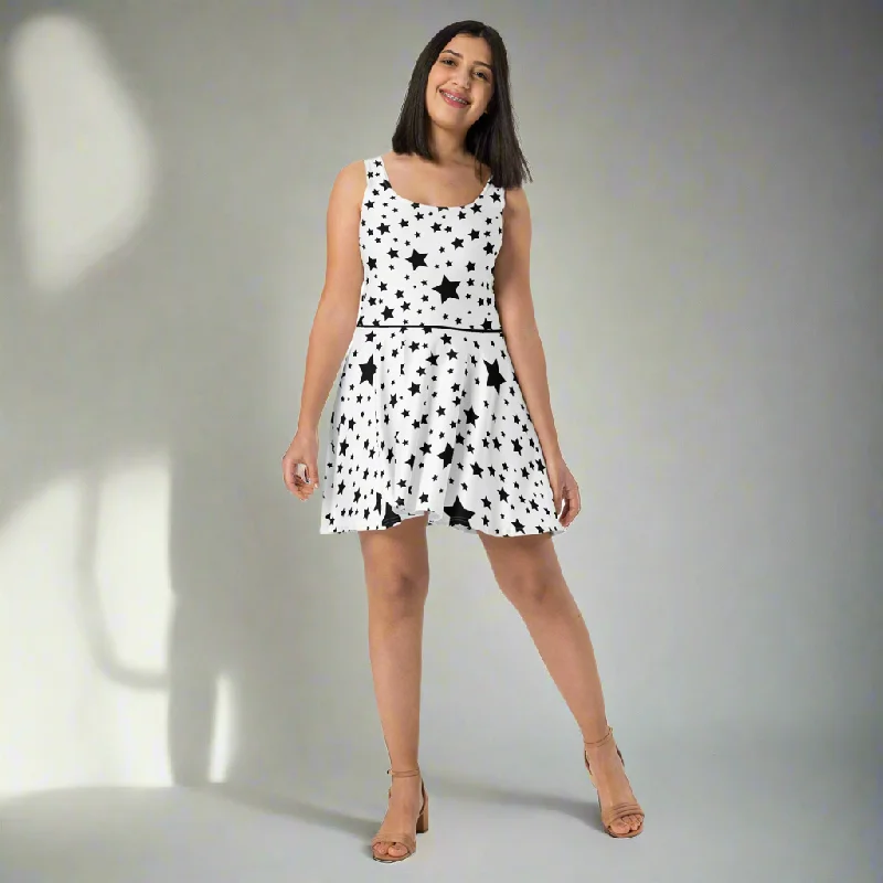 Cute Stars Dress, Spring Dress, Party Dress, lioness-love Tunics stripes playful
