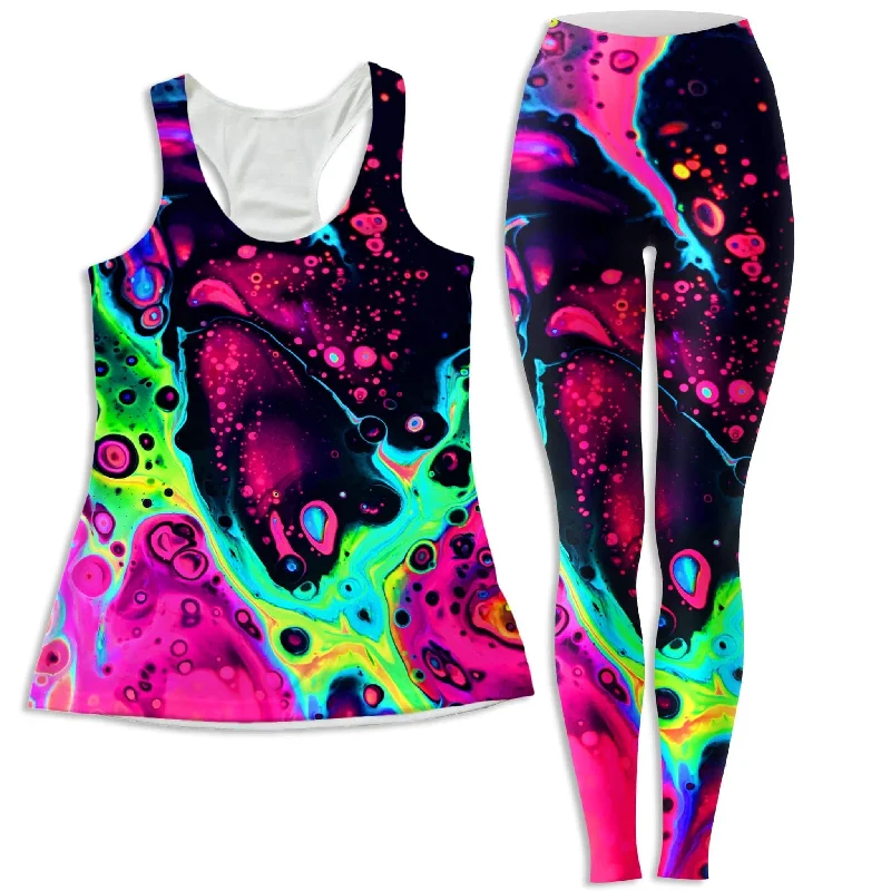 Heart Women's Tank and Leggings Combo cropped tank top