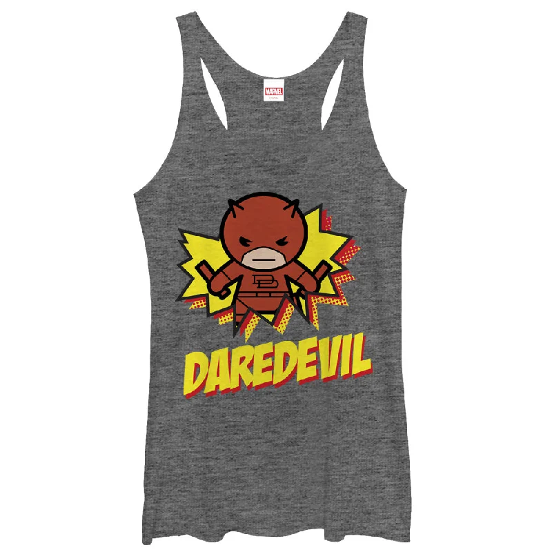 Women's Marvel Daredevil Cartoon Racerback Tank Top fashionable tank top