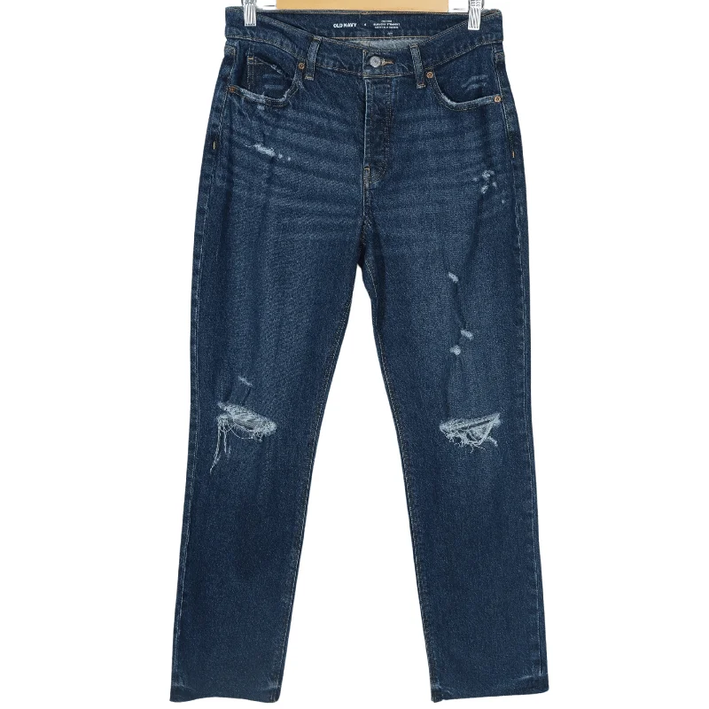 OLD NAVY - Slouchy straight Denim pants Elegant Palazzo Trousers
