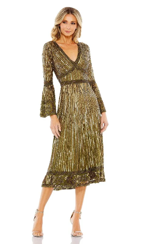 Mac Duggal Short Party Dress 5591 Turtleneck Neckline Stylish