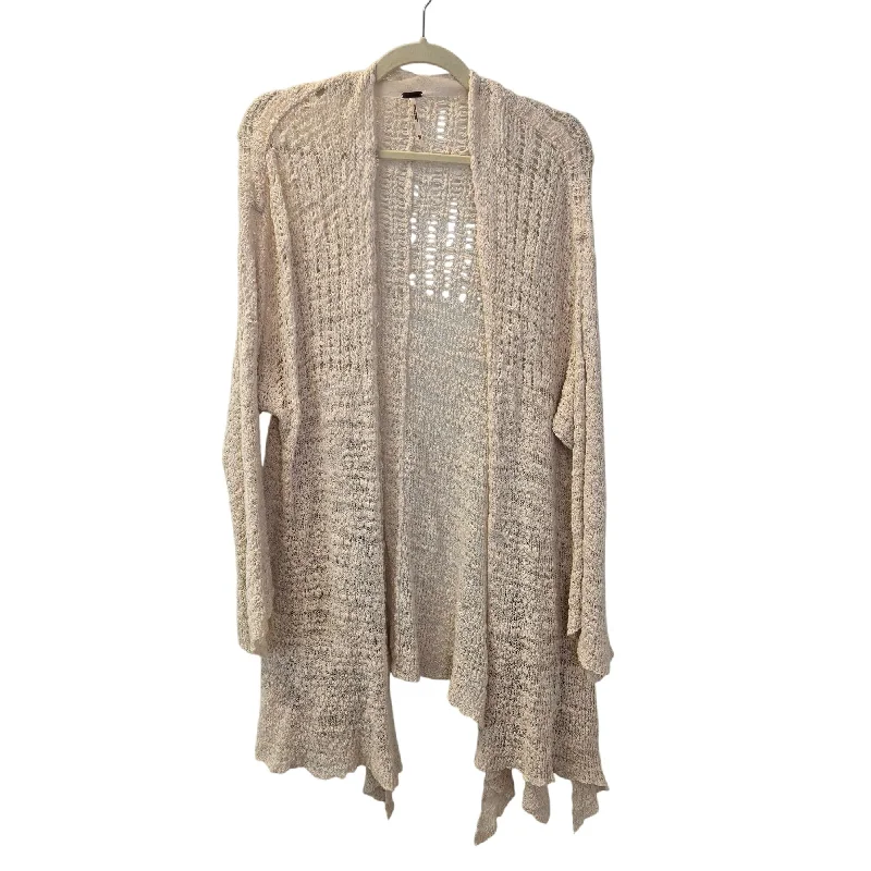 Free People In My Element Open Kimono Style Bell Sleeve Cardigan Sweater Size XS Knit Fabric Woven Fabric Fleece Fabric