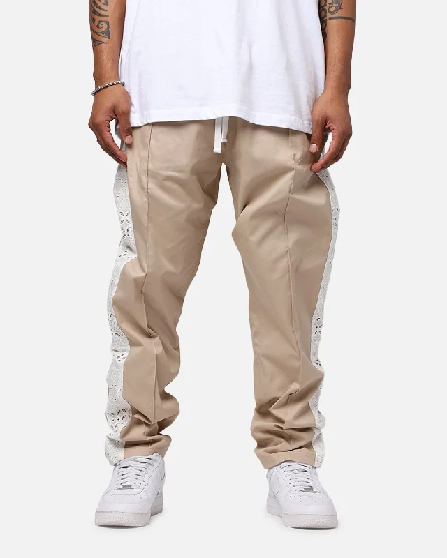 Carré Bandana Lace Pants Stone Classic Bootcut Trousers