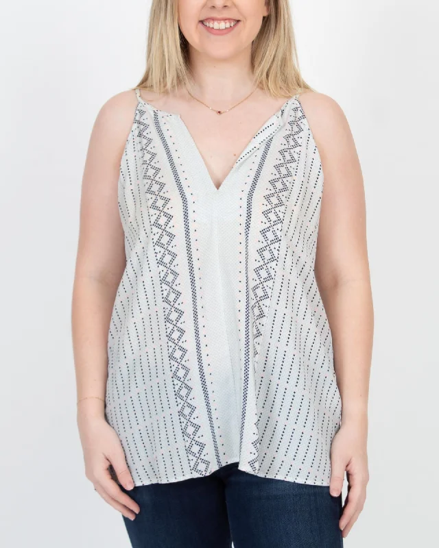 "Trinetta" Silk Tank yoga tank top