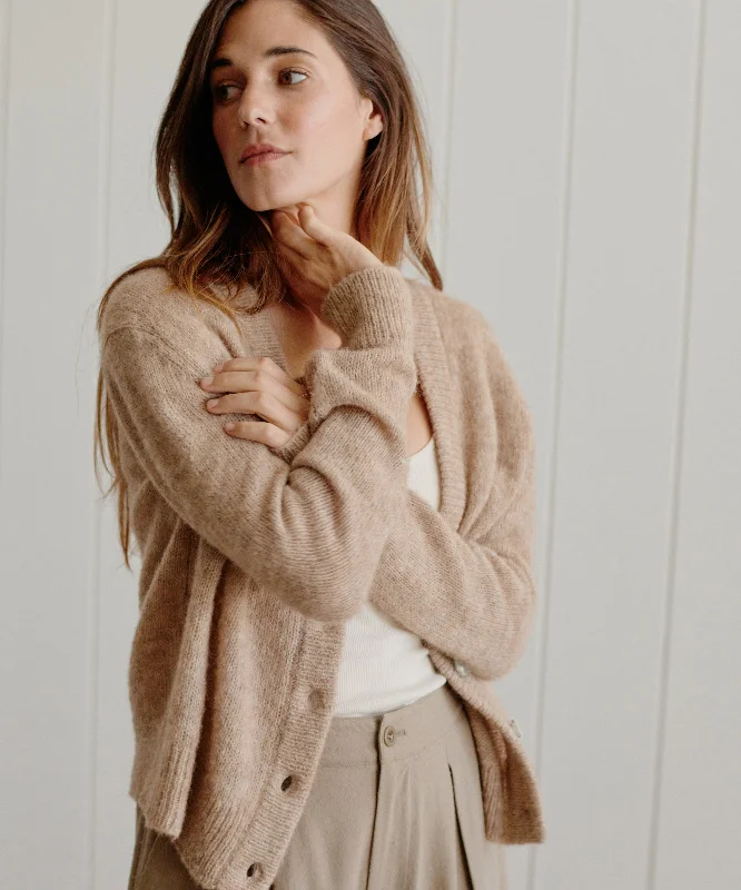 Boyfriend Cardigan Striped Floral Plaid