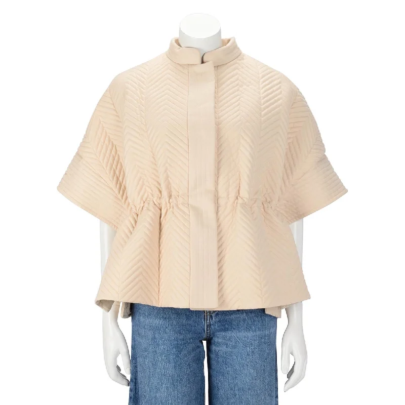 Gucci Ecru Quilted Wool Crop Sleeve Jacket IT42 Denim Jacket Leather Jacket Suede Jacket Gucci Ecru Quilted Wool Crop Sleeve Jacket IT42 Denim Jacket Leather Jacket Suede Jacket