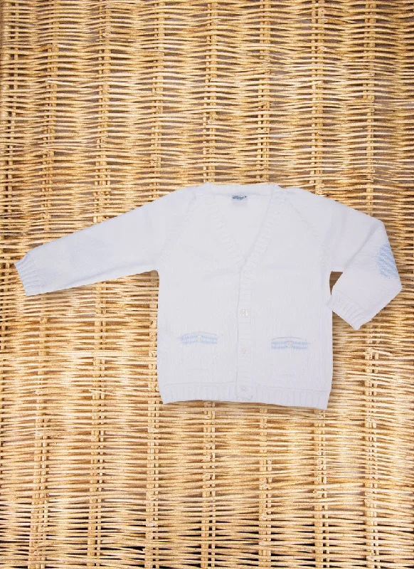 Pure Cotton V Cardigan Fitted Loose Oversized