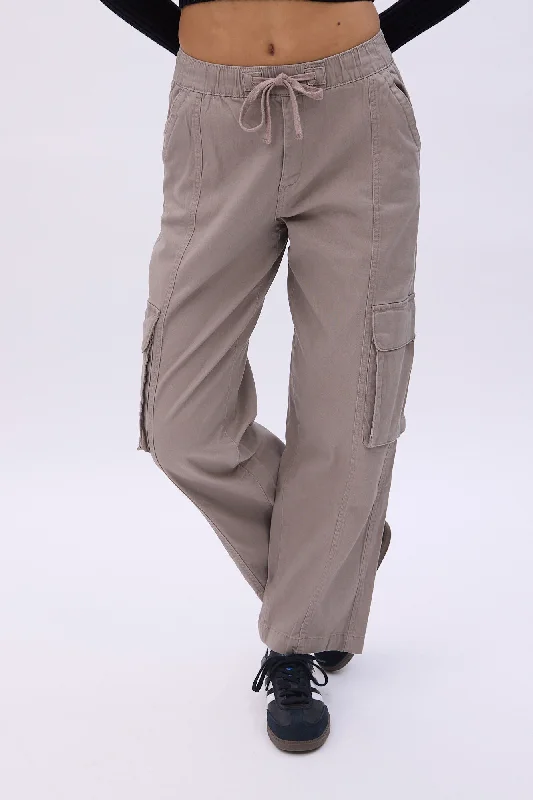 High Rise Baggy Cargo Pants Stylish Slim Trousers