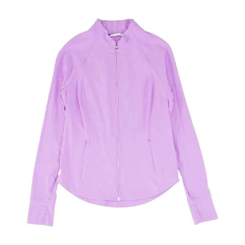 Purple Solid Active Jacket Notch Collar Jacket Peter Pan Collar Jacket Cowl Neck Jacket Purple Solid Active Jacket Notch Collar Jacket Peter Pan Collar Jacket Cowl Neck Jacket