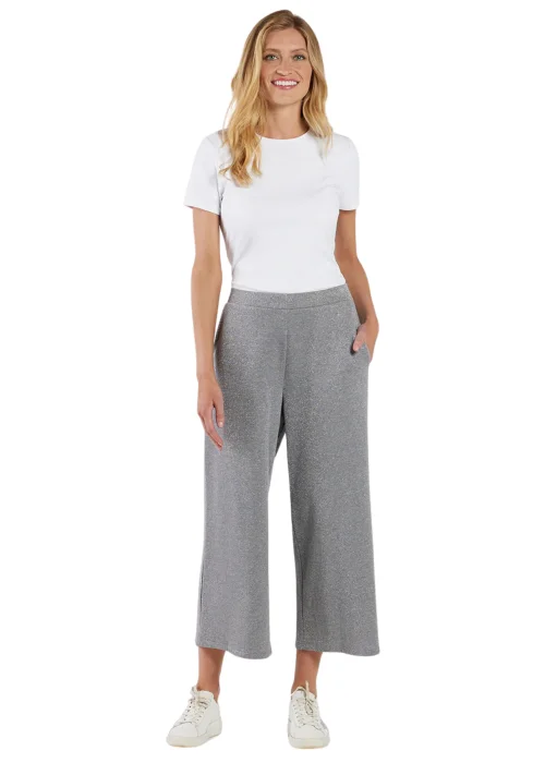 LOLLY PANTS - GREY SPARKLE Modern Bootcut Pants