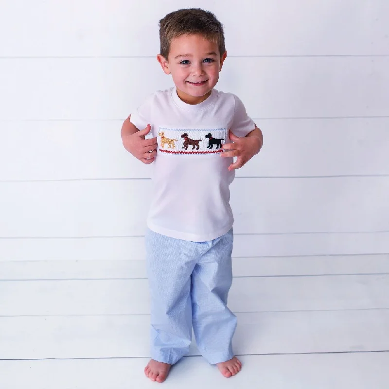 Smocked Lab Pant Set Soft Sweatpants Style