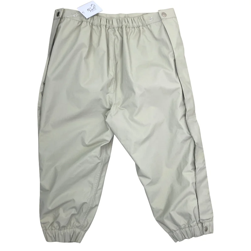 Grand Prix Rain Pants in Tan - Women's XL Classic Cropped Pants