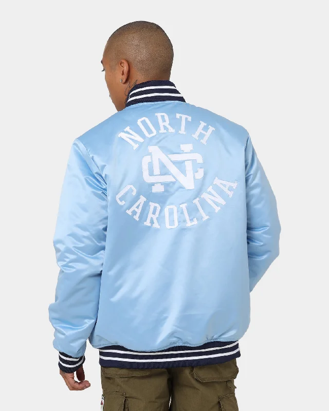 Mitchell & Ness University Of North Carolina Tar Heels Heavyweight Satin Jacket Light Blue Wool Jacket Cashmere Jacket Tweed Jacket Mitchell & Ness University Of North Carolina Tar Heels Heavyweight Satin Jacket Light Blue Wool Jacket Cashmere Jacket Tweed Jacket
