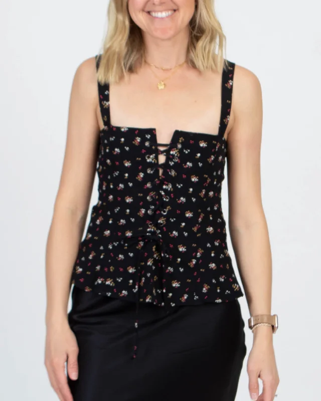 Floral Tank sleep tank top