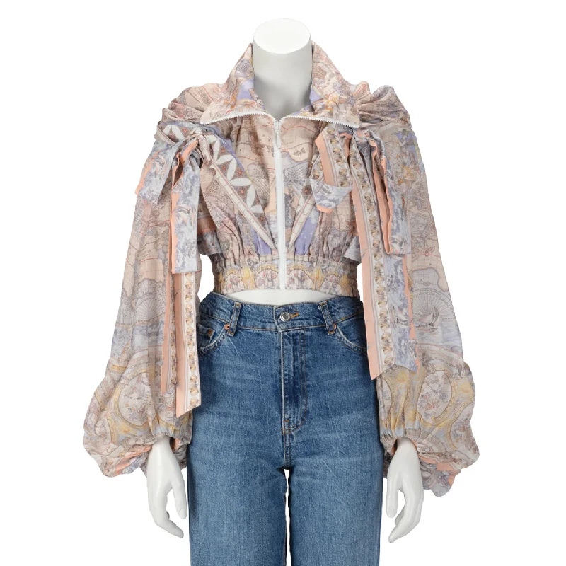 Zimmermann Odyssey Print High Tide Crop Jacket 0 Print Jacket Jacquard Jacket Embroidered Jacket Zimmermann Odyssey Print High Tide Crop Jacket 0 Print Jacket Jacquard Jacket Embroidered Jacket