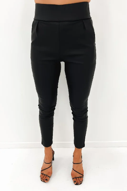 Alexa Pant Black Formal Slim Pants