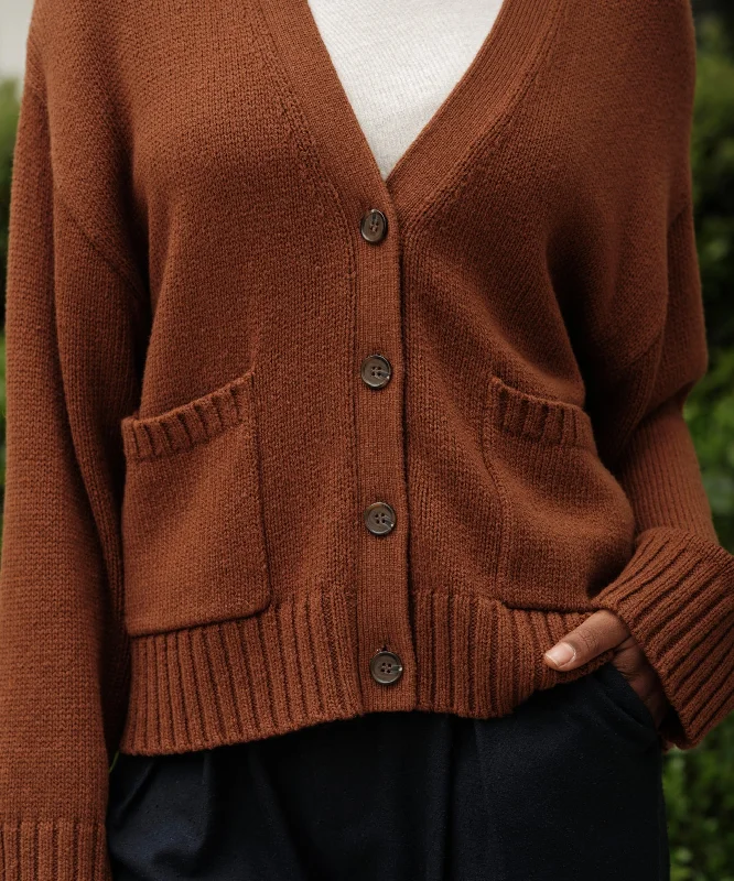 Barrett Cardigan Cashmere Blend Cotton Blend Poly Blend