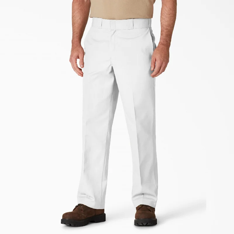 Dickies Men's Original 874® Work Pant_White Formal Stretch Pants