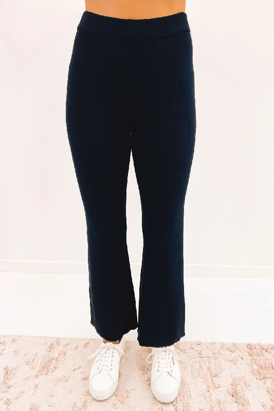 Coby Pant Black Chic Wool Trousers