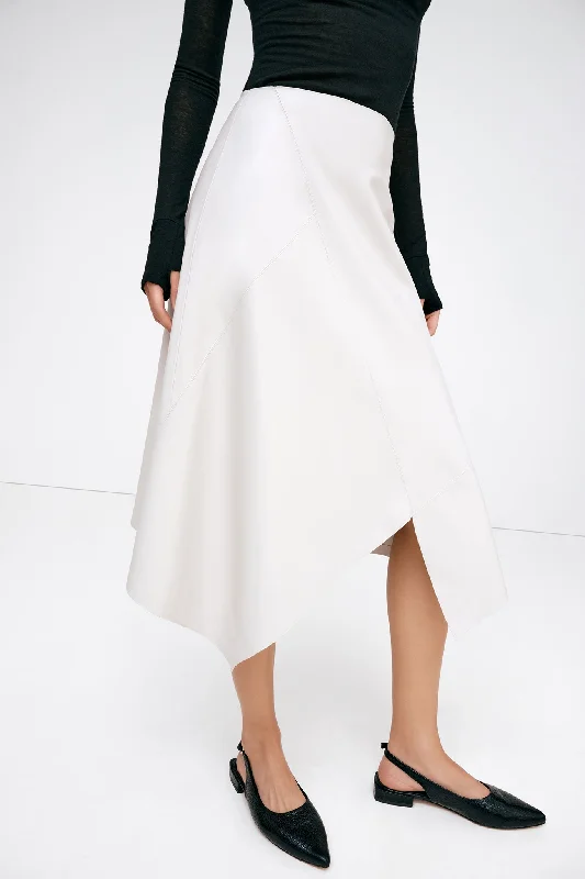 Coralie Skirt silk skirt lustrous