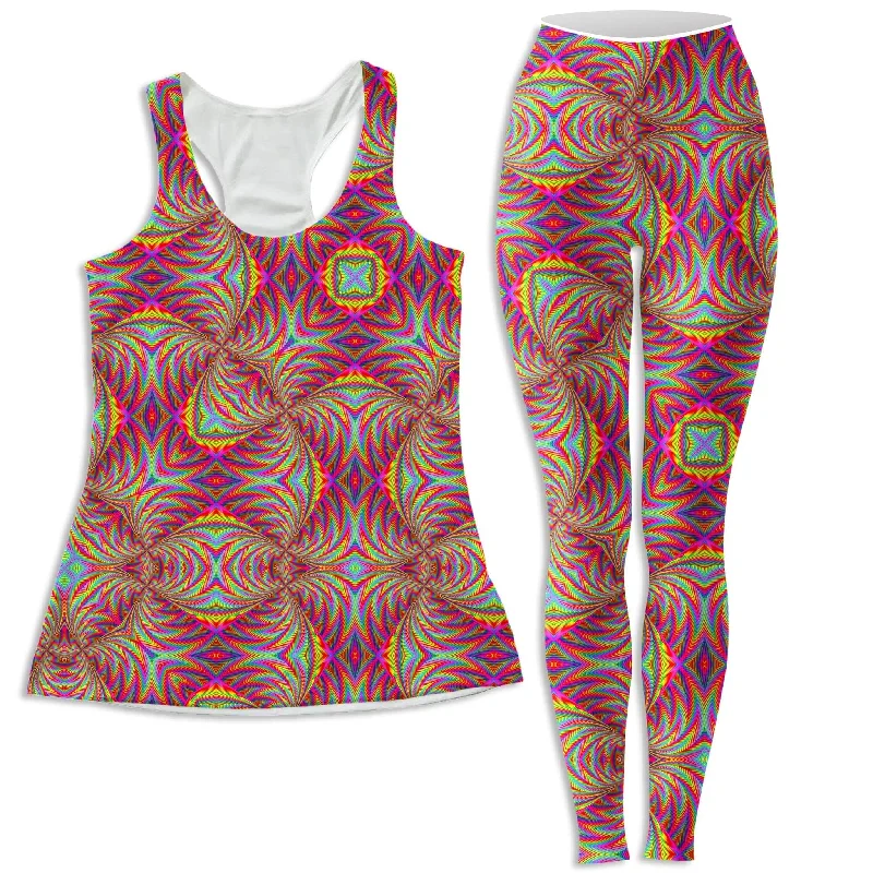 All The Faves Women's Tank and Leggings Combo cherry red tank