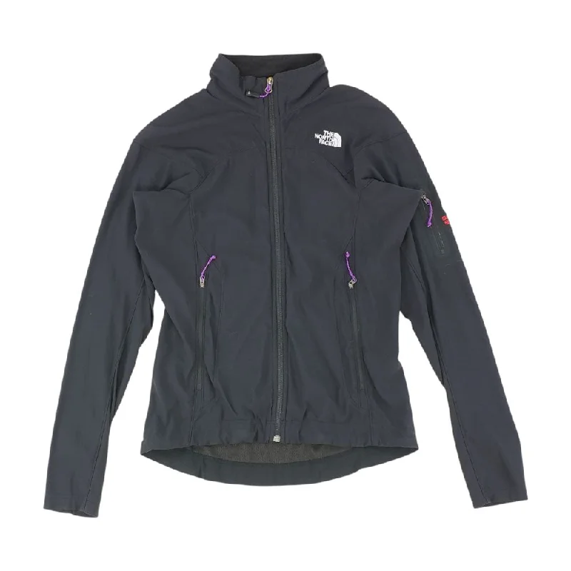 Black Solid Active Jacket Chenille Jacket Brocade Jacket Lace Jacket