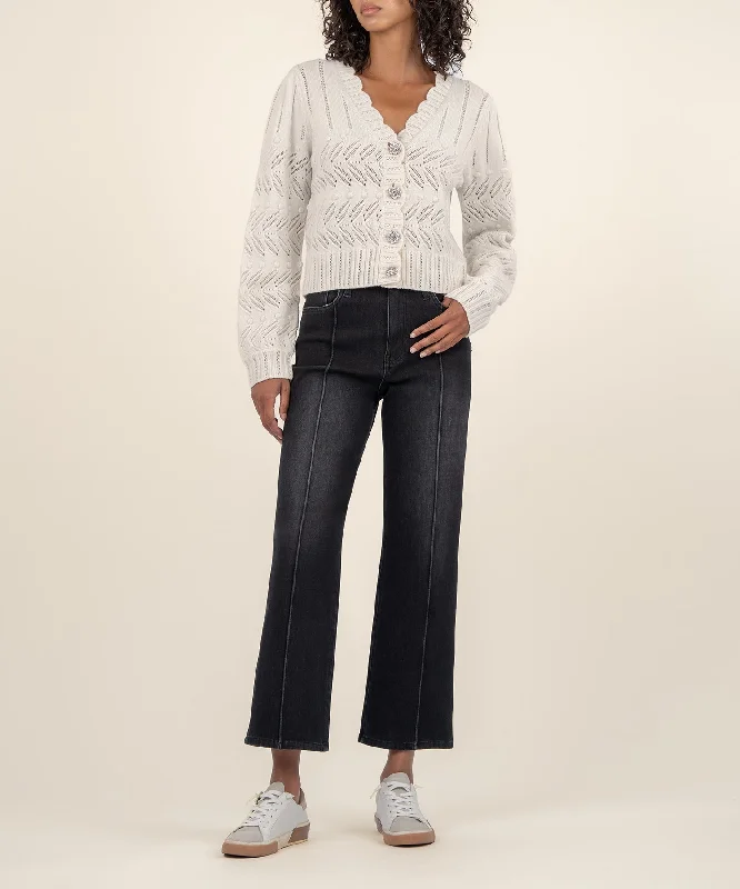 KT Mimi Cardigan Welt Pockets Slit Pockets Flap Pockets