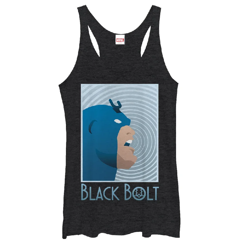 Women's Marvel Inhumans Bolt Voice Racerback Tank Top fitted tank top