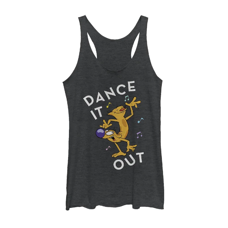 Women's CatDog Dance It Out Racerback Tank Top lightweight tank top