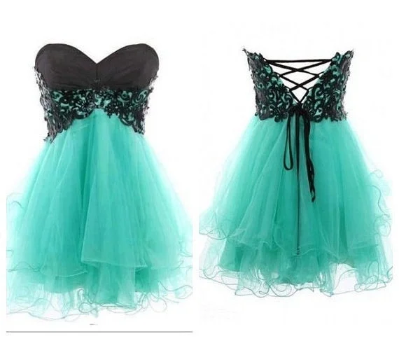 A-line lace mini homecoming dress, party dress,bridesmaid dress 7626 Tunics Favorite customer A-line lace mini homecoming dress, party dress,bridesmaid dress 7626 Tunics Favorite customer