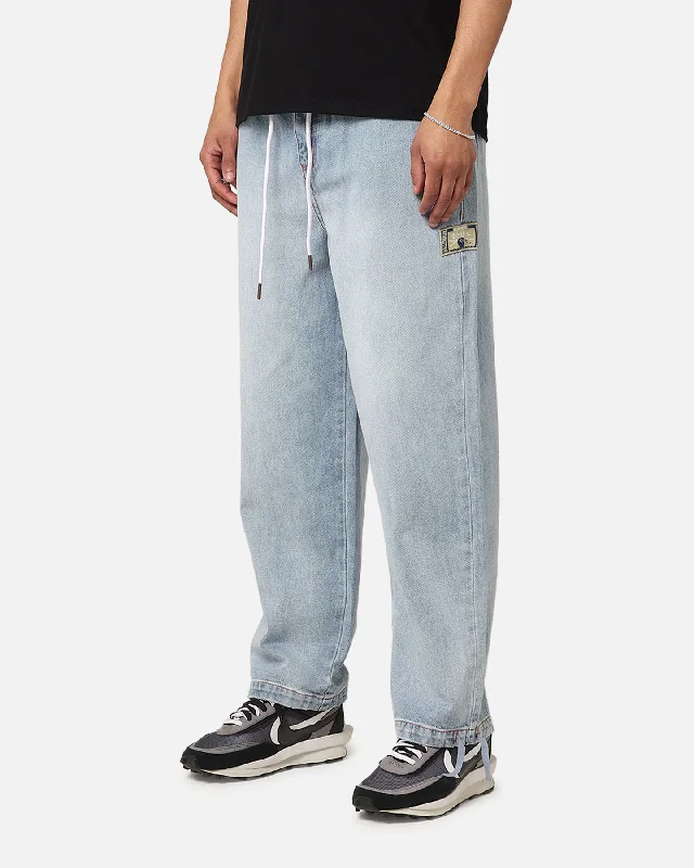 X-Large Denim XXL Jogger Pant Vintage Blue Soft Stretch Pants