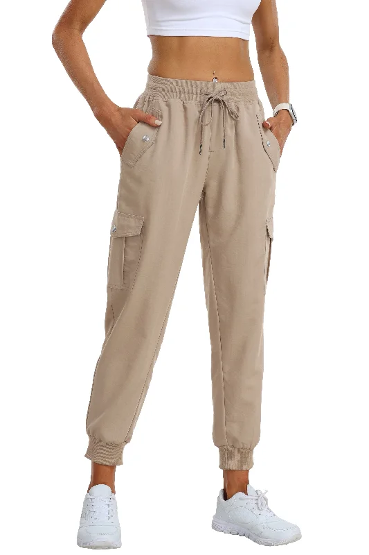 Women's outdoor lightweight joggers stretch waisted hiking pants Comfy Athletic Pants
