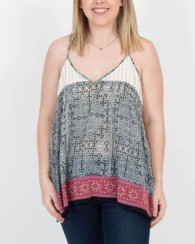 Printed Cotton Tank boho tank top