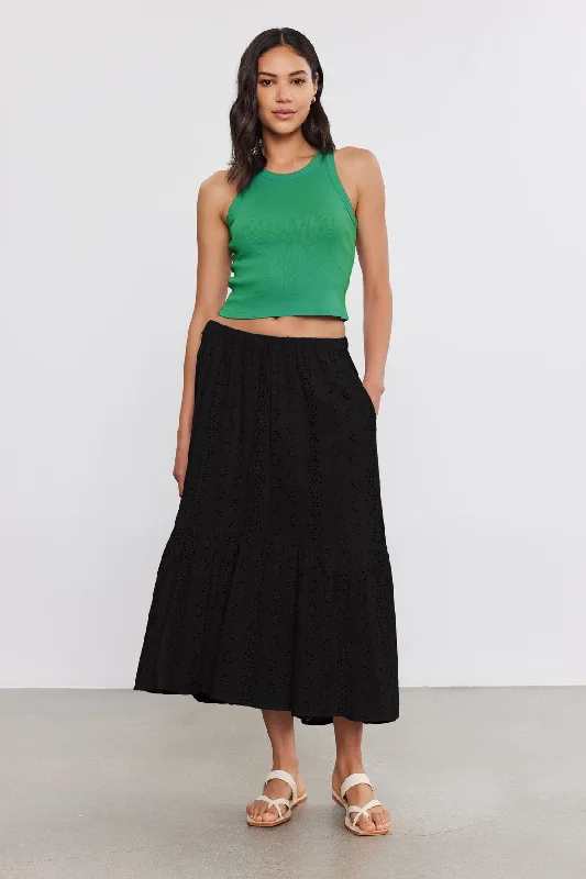 AMELIA SKIRT flowy skirt hem