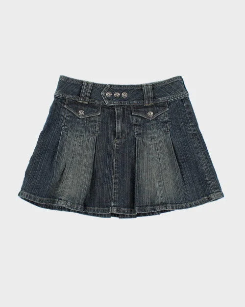 Y2k 00s Lee Cooper Denim Mini Skirt - S leather skirt sleek